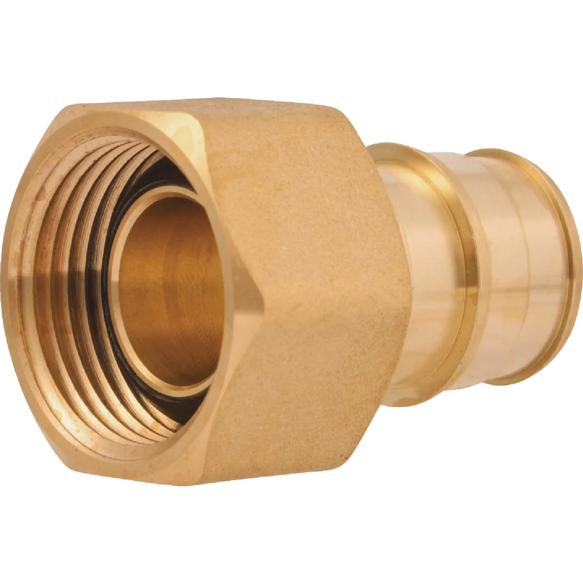 Green SharkBite PEX-A Brass 1 2 In. x 1 2 In. FNPT Swivel Adapter Comfortable