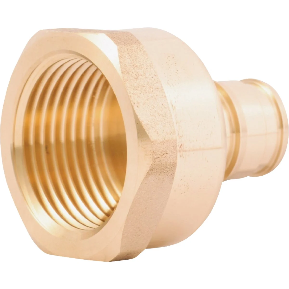 Efficient SharkBite PEX-A Brass 1 2 In. x 3 4 In. FNPT Adapter Authentic