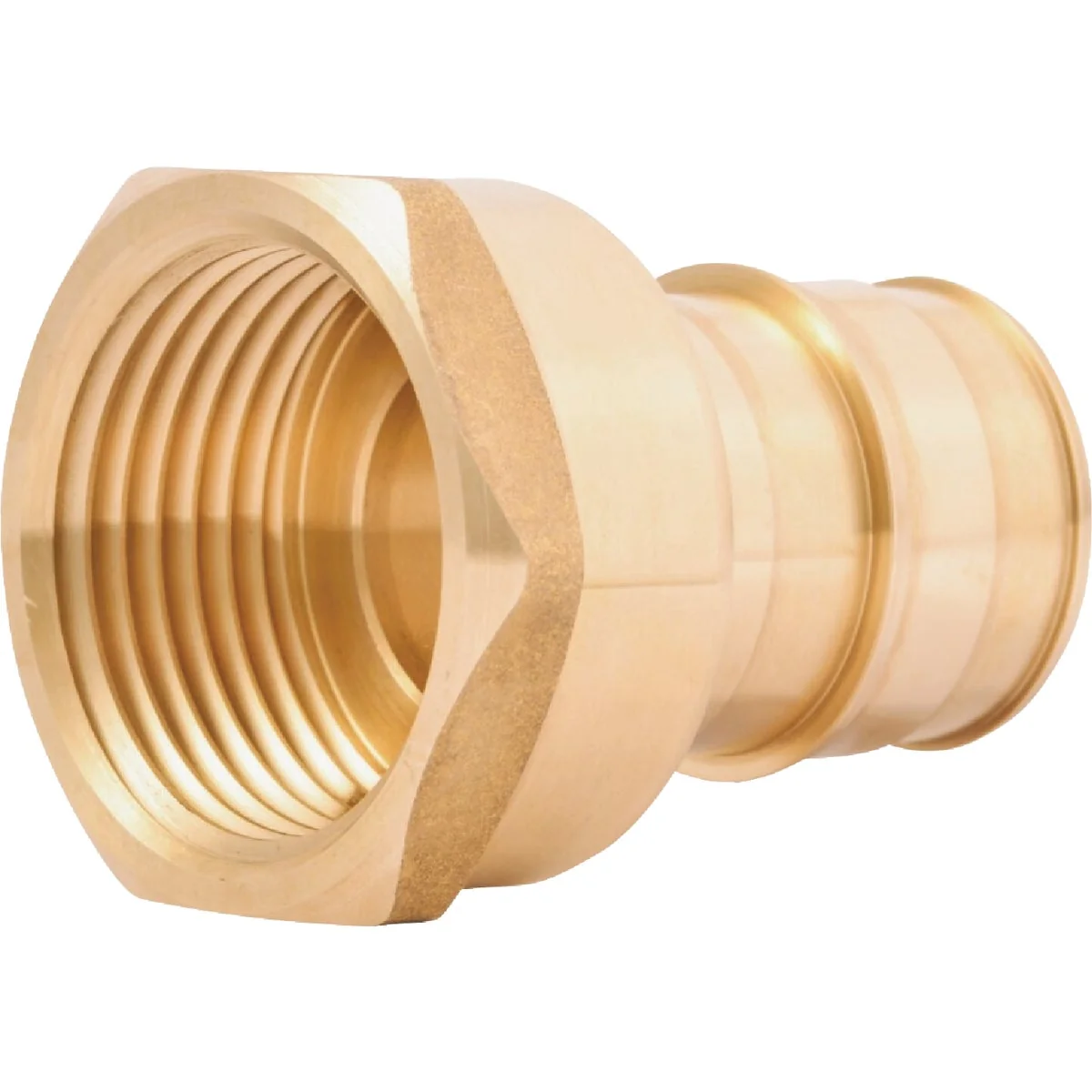 User-Friendly SharkBite PEX-A Brass 1 In. x 1 In. FNPT Adapter Expertly Made