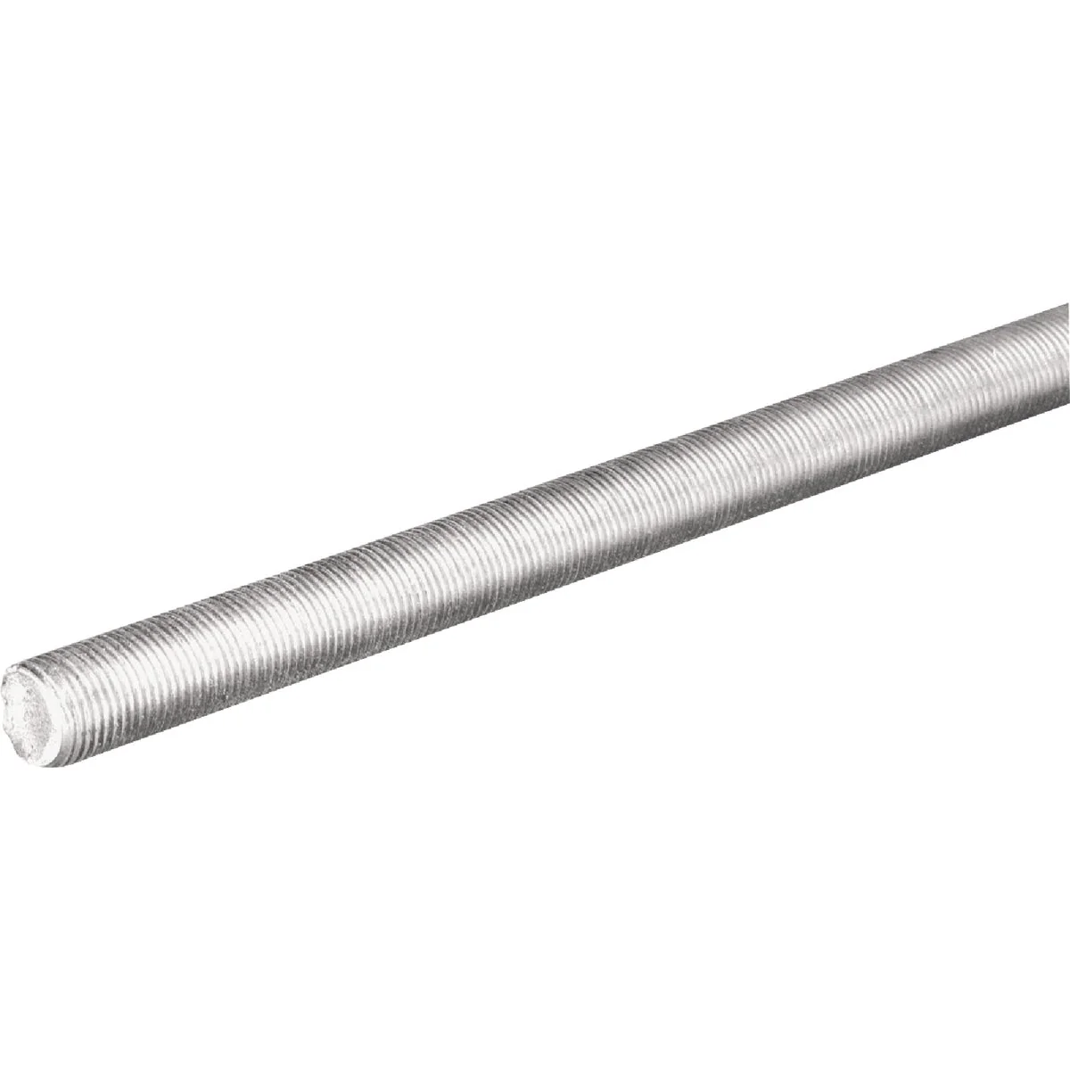 Traditional Hillman Steelworks 3 8-16 In. x 2 Ft. Steel Coarse Threaded Rod Lightweight