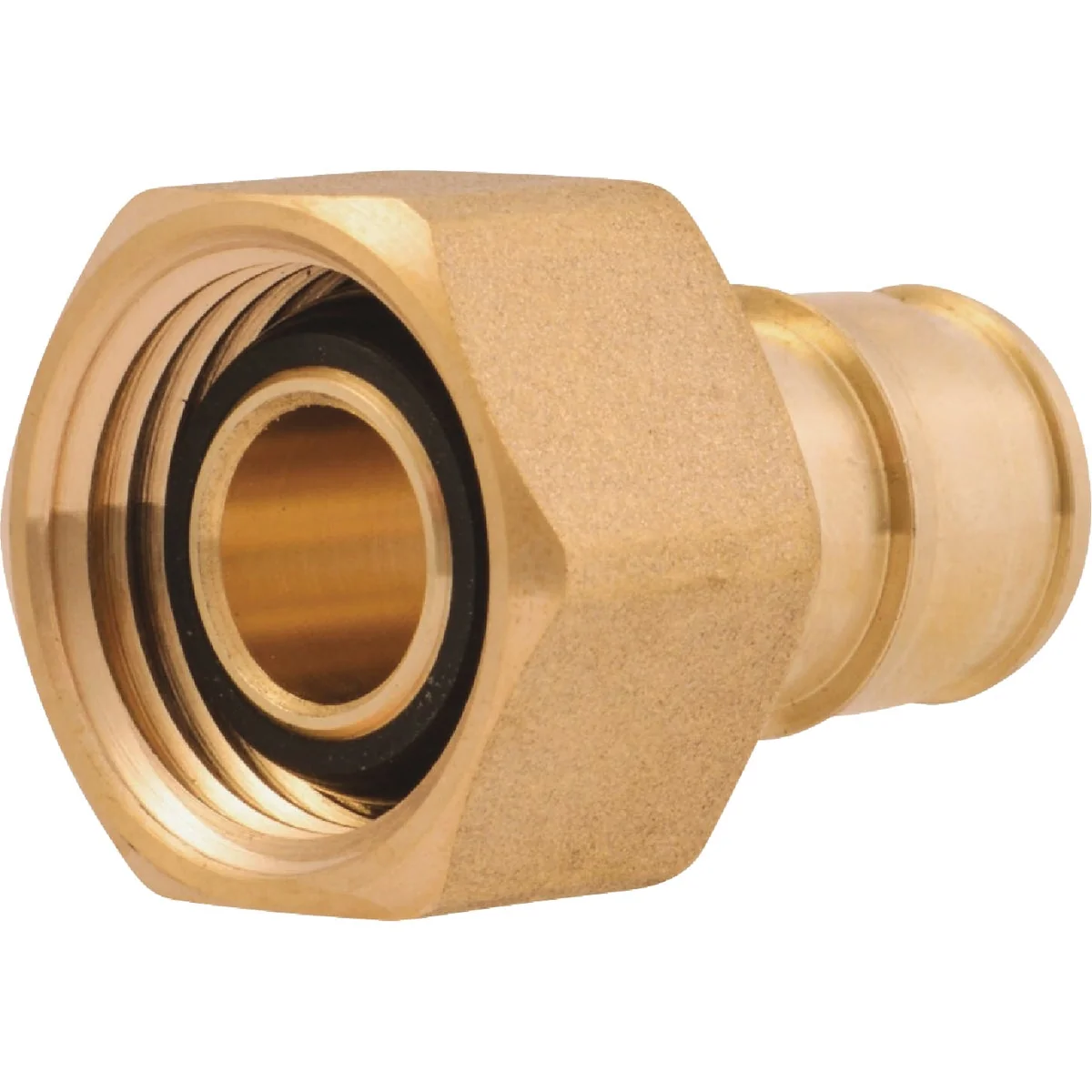 Environmentally Friendly SharkBite PEX-A Brass 1 2 In. x 1 2 In. FNPT Swivel Adapter Minimalist