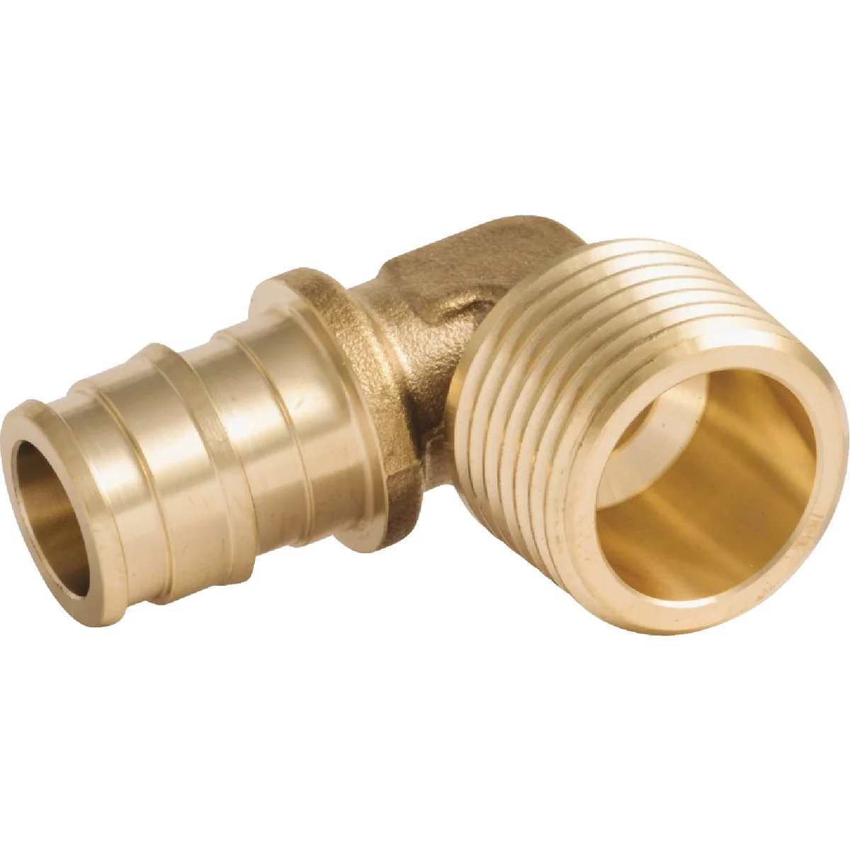 Versatile SharkBite PEX-A Brass 1 2 In. x 1 2 In. MNPT Elbow Soft