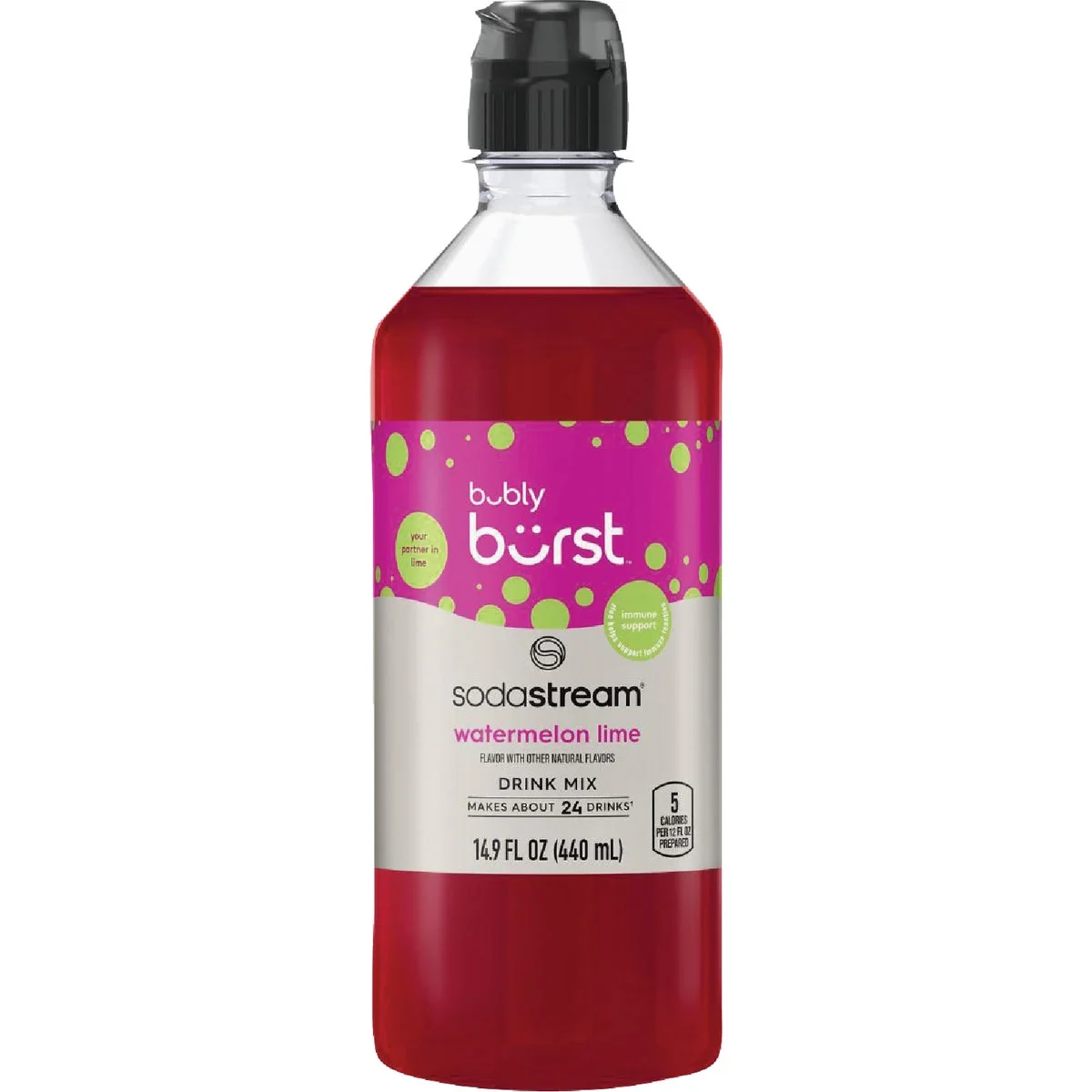 Durable SodaStream 14.9 Oz. Bubbly Watermelon Lime Drink Mix Superior