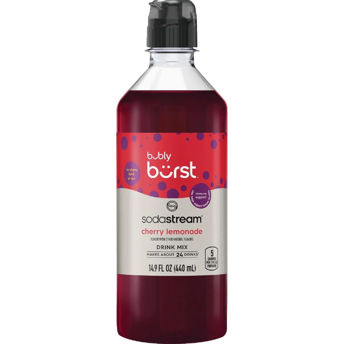 Traditional SodaStream 14.9 Oz. Bubbly Cherry Lemonade Drink Mix Trendy