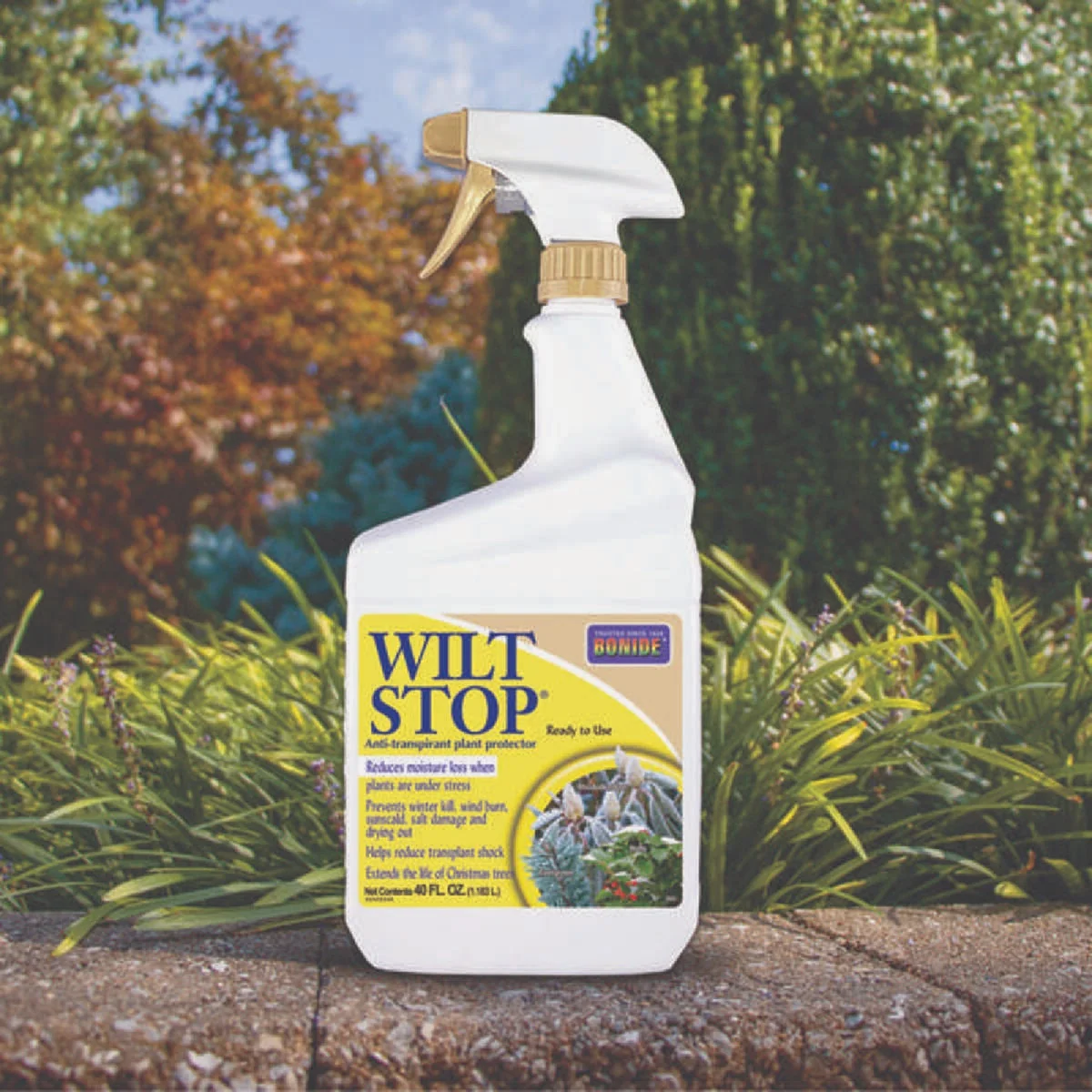 Secure BONIDE Wilt Stop 40 Oz. Ready To Use Trigger Spray Plant Protector Breathable