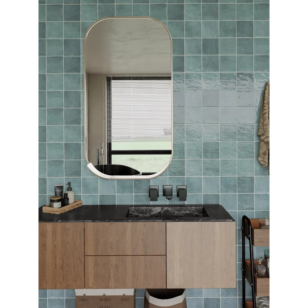 Exceptional Emser Tile Antigo Mist 5 In. x 5 In. Glossy Ceramic Wall Tile 12.1 Sq. Ft. per Case Versatile