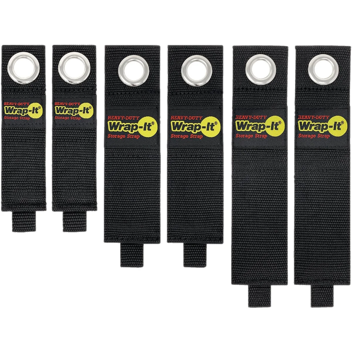 Genuine Wrap-It Storage 10 In. 13 In. 17 In. Heavy-Duty Straps 6-Pack Optimized