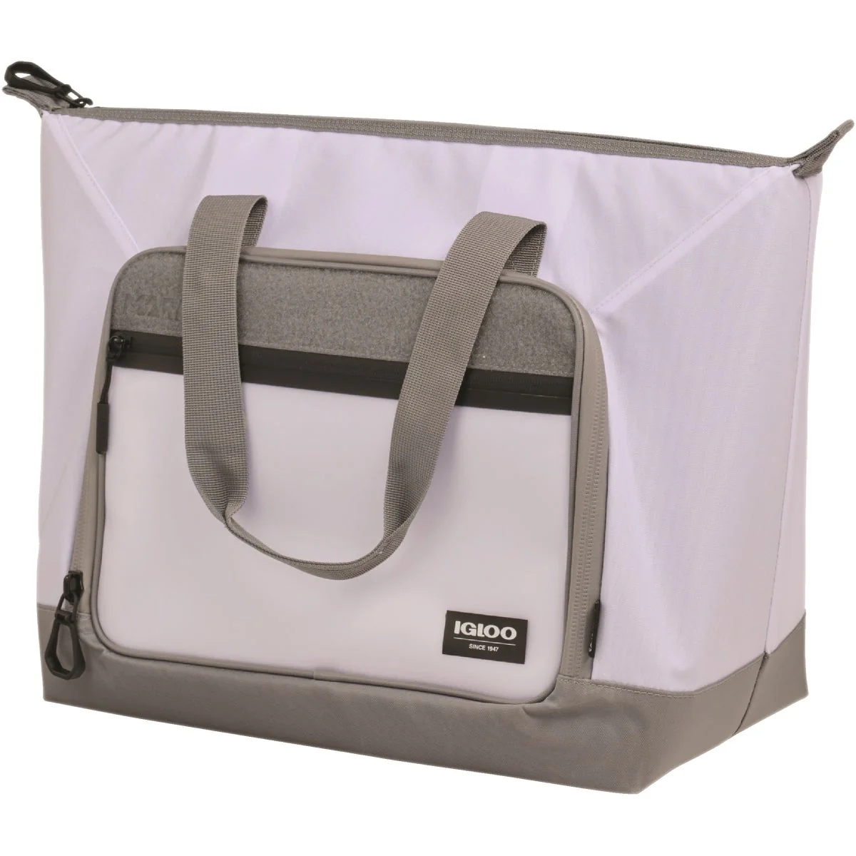 Casual Igloo Marine 30 Qt. Tote Cooler White Gray Detailed