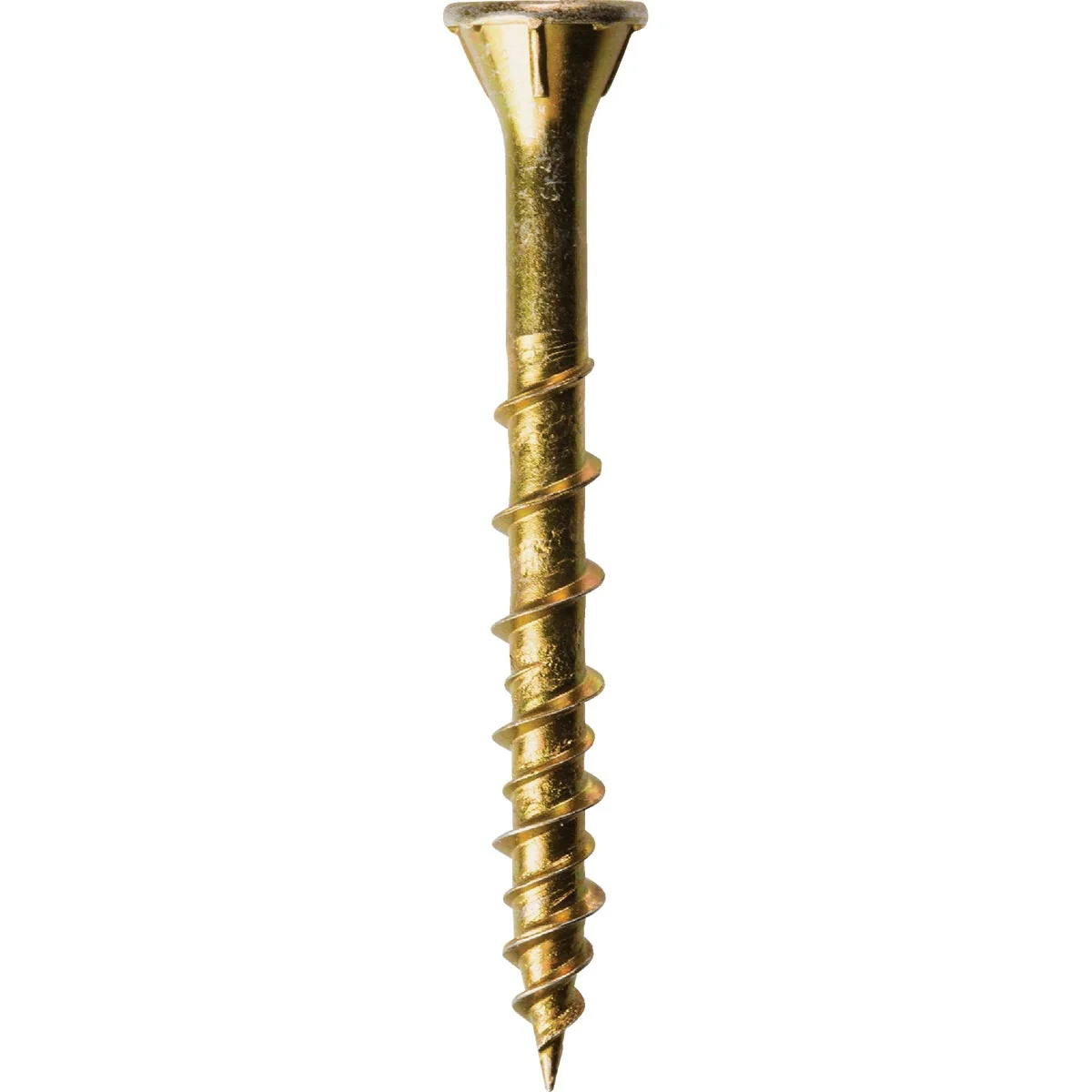 Safe Simpson Strong-Tie Strong-Drive 9 x 1-3 4 in T-25 WSV Subfloor Collated Wood Screw Yellow Zinc Finish 2000 Ct. Detailed