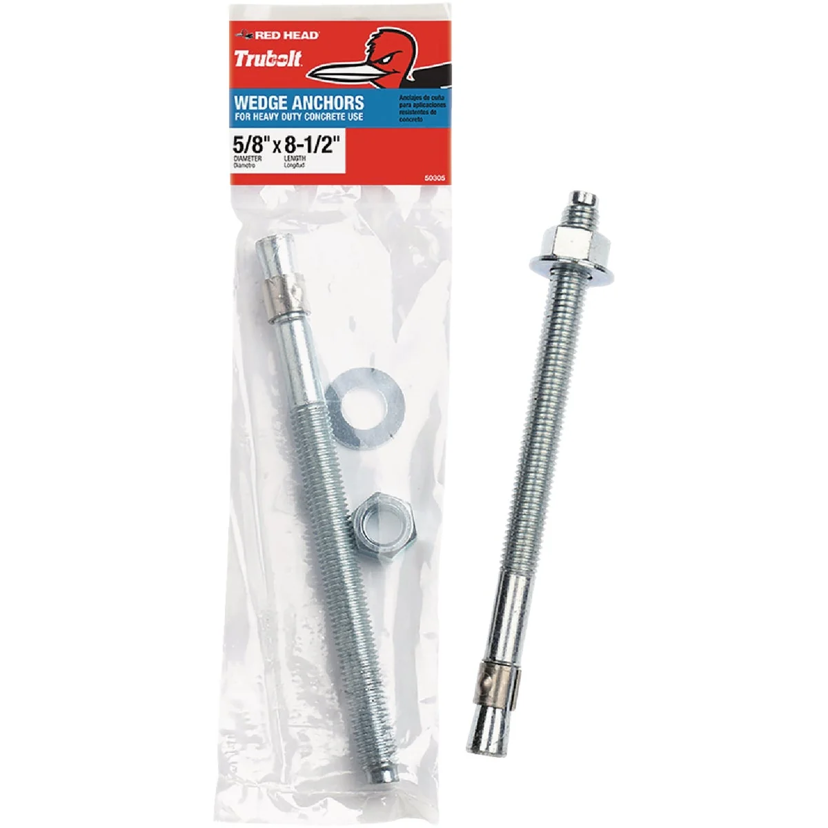 Advanced Red Head 5 8 In. x 8-1 2 In. Wedge Anchor Elite
