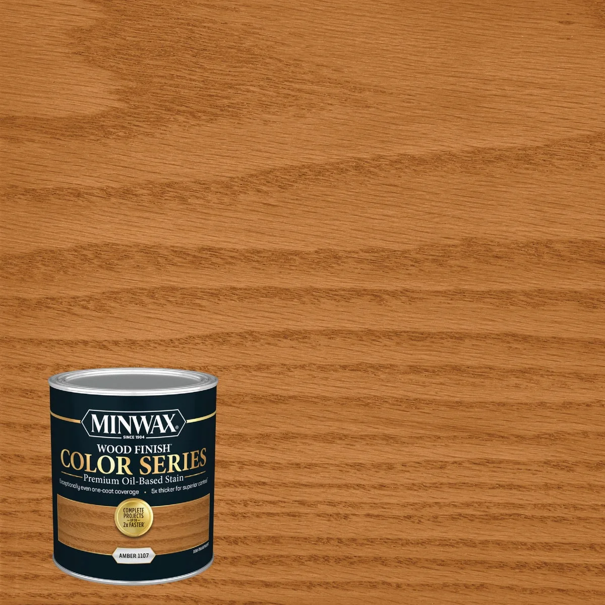 Verified Minwax Wood Finish Color Series Oil-Based Stain Amber 1 Qt. Flexible