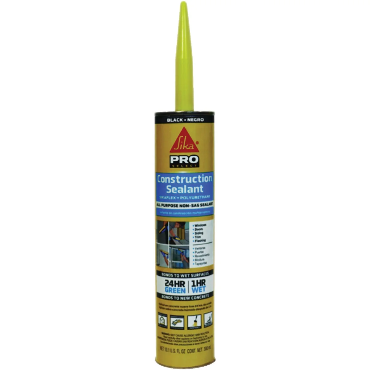Secure Sikaflex Sika 10.1 Oz. Pro Select Black Construction Polyurethane Sealant Fine