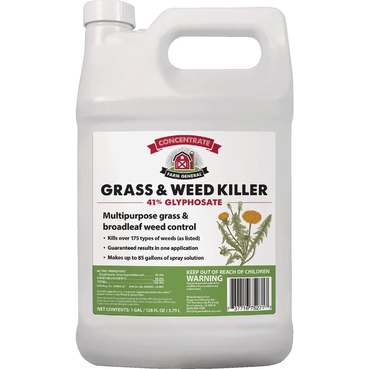 Superior Farm General 1 Gal. Concentrate Weed Grass Killer Authentic
