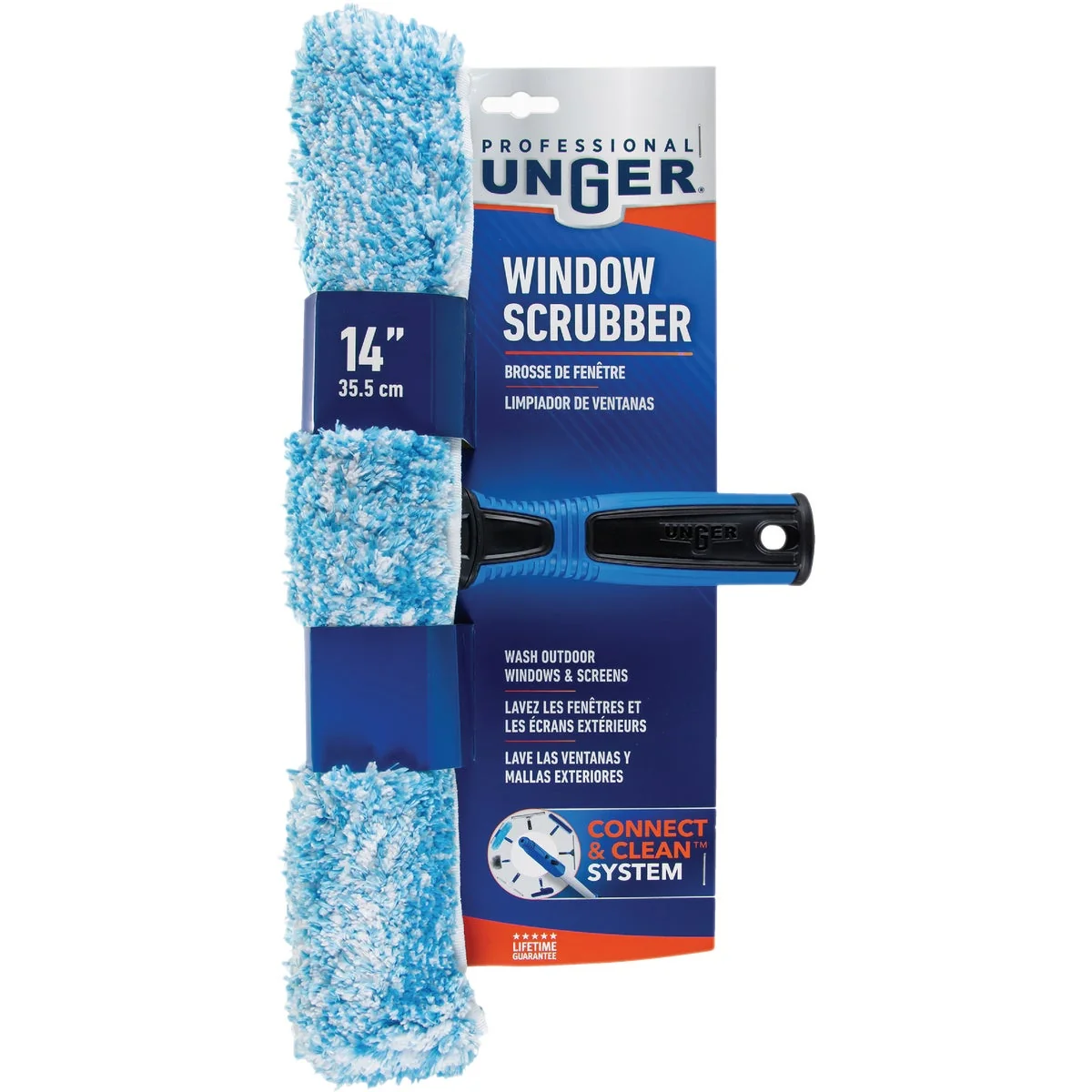 Clean Unger Professional 14 In. Window Scrubber Original Design