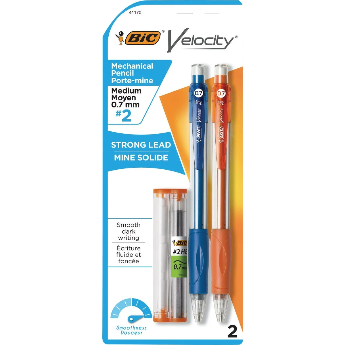Green BIC Velocity Medium Point Mechanical Pencil 2-Pack Elite