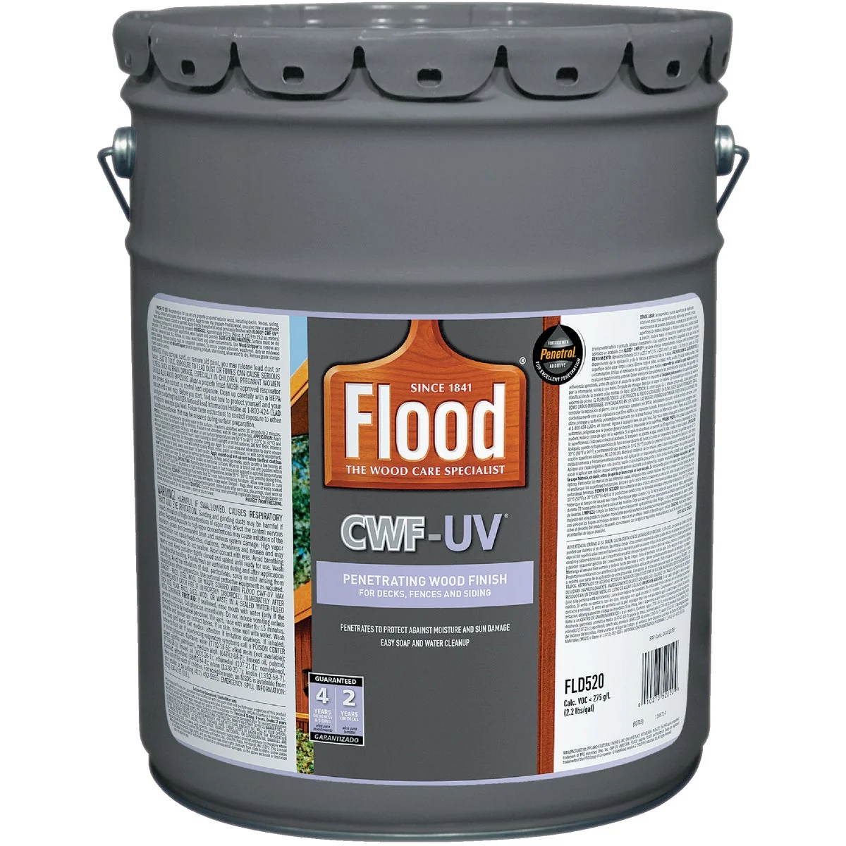 Fine Crafted Flood Multi-Surface Waterproofing Clear Sealant 5 Gal. Crafted