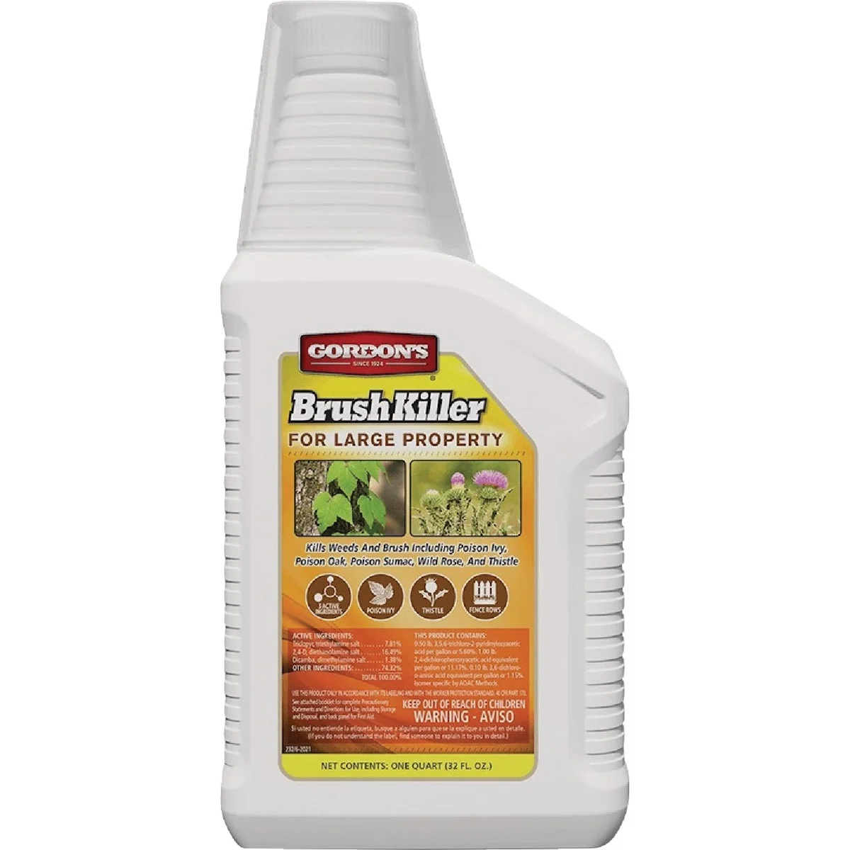 Reliable Gordon's 1 Qt. Concentrate Brush Killer for Large Property Innovative
