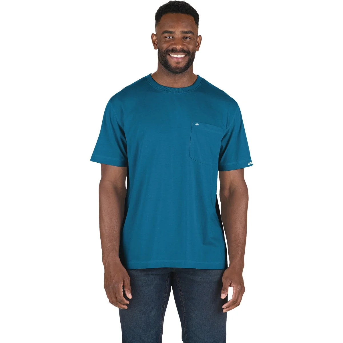 Trendy Berne Performance Men's Regular XL Riptide Short Sleeve Pocket T-Shirt Durable