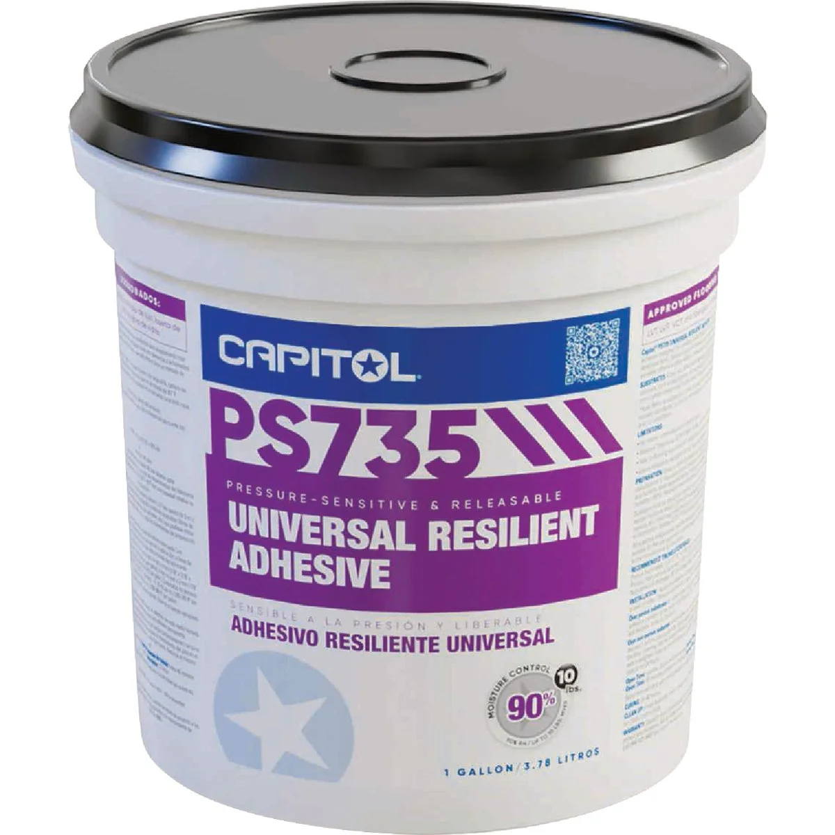 Breathable Capitol Universal Resilient Flooring Adhesive 1 Gal. Original
