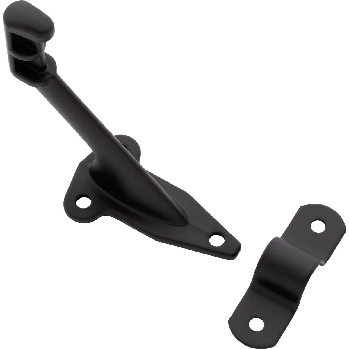 Dependable National SPB1420 Matte Black Handrail Bracket 2-Piece World-Class
