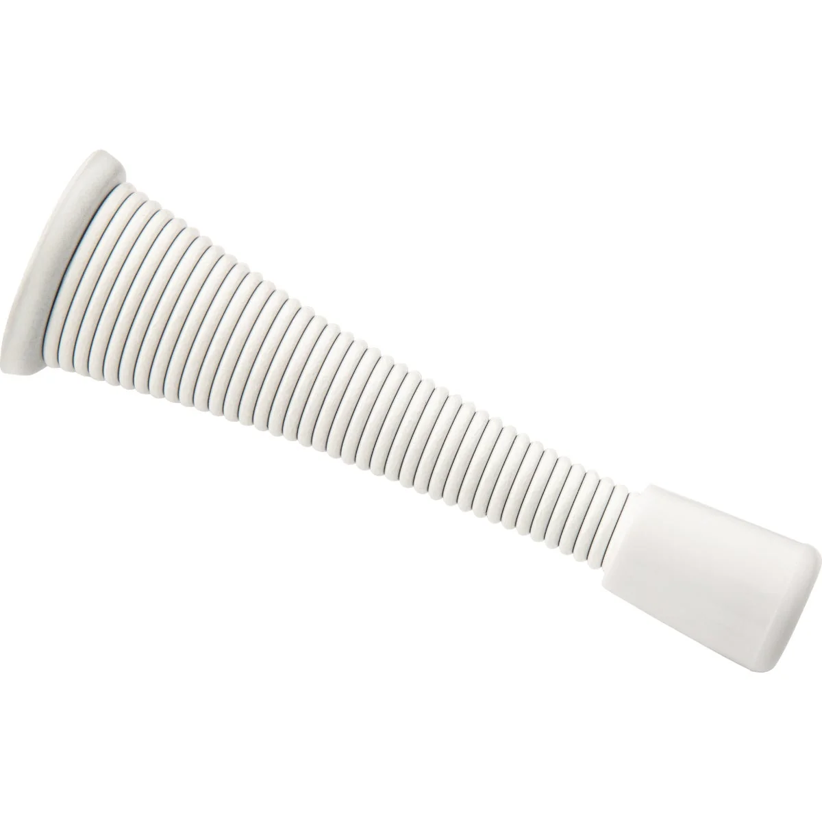 Clean National V232 3 In. White Spring Door Stop Reliable