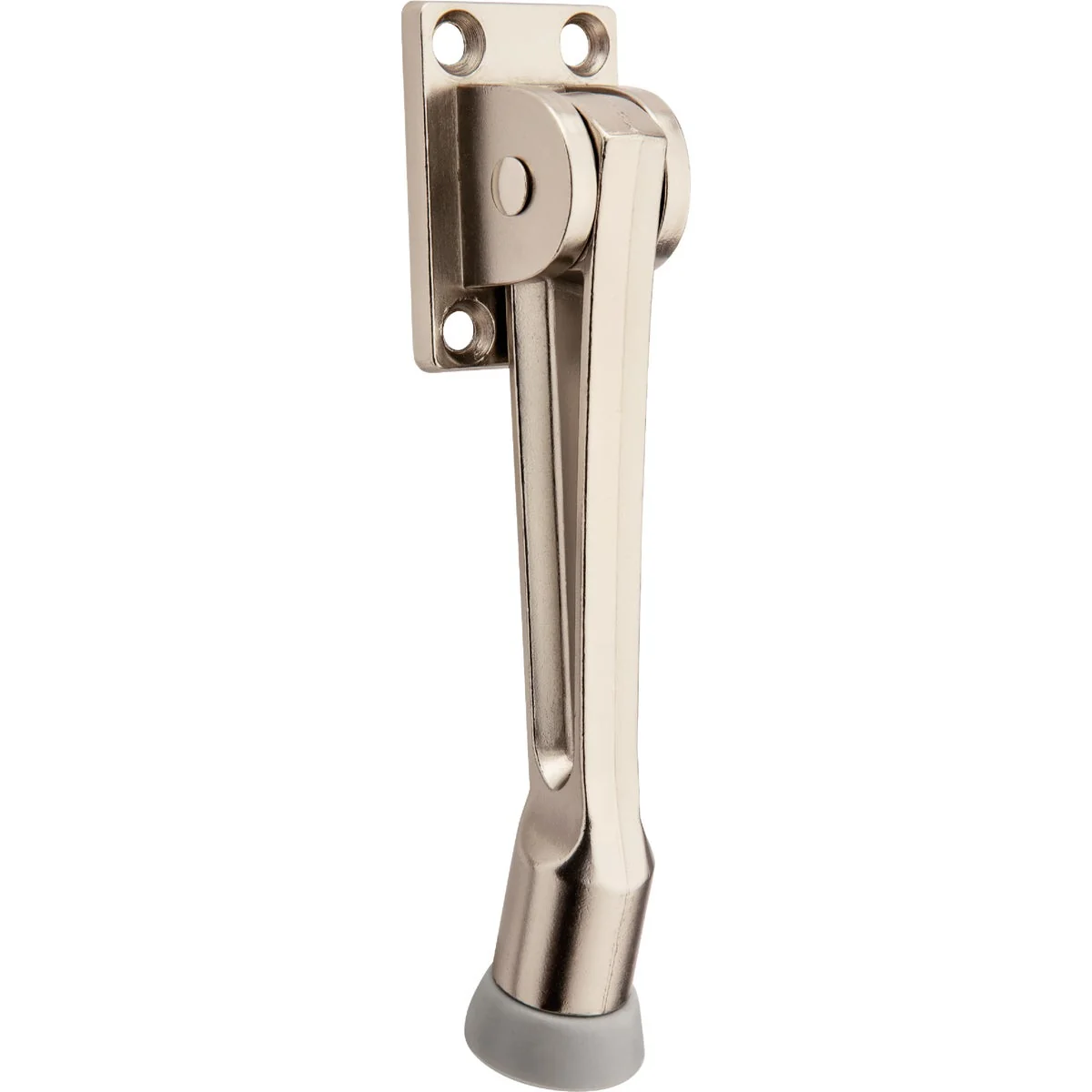 Flexible National V238 5 In. Satin Nickel Kickdown Door Stop Innovative