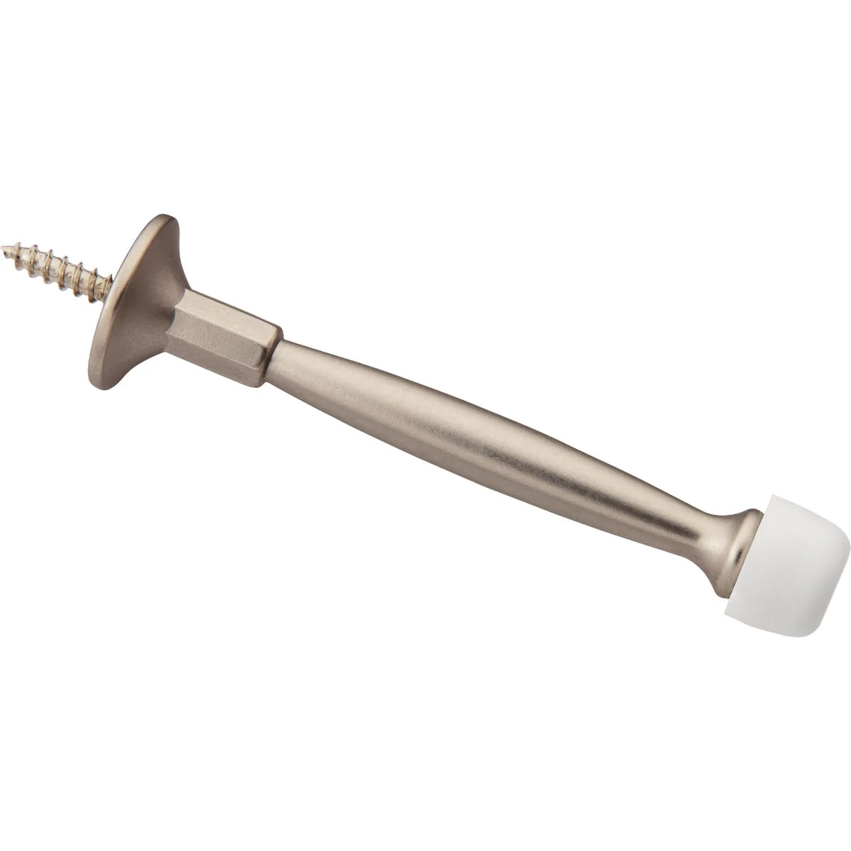 Secure National V236 4 In. Satin Nickel Rigid Door Stop Exclusive