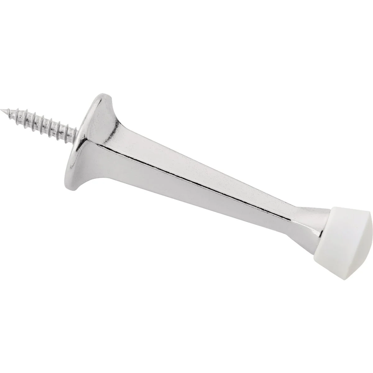 Secure National V243 3 In. Chrome Rigid Square Door Stop Recyclable