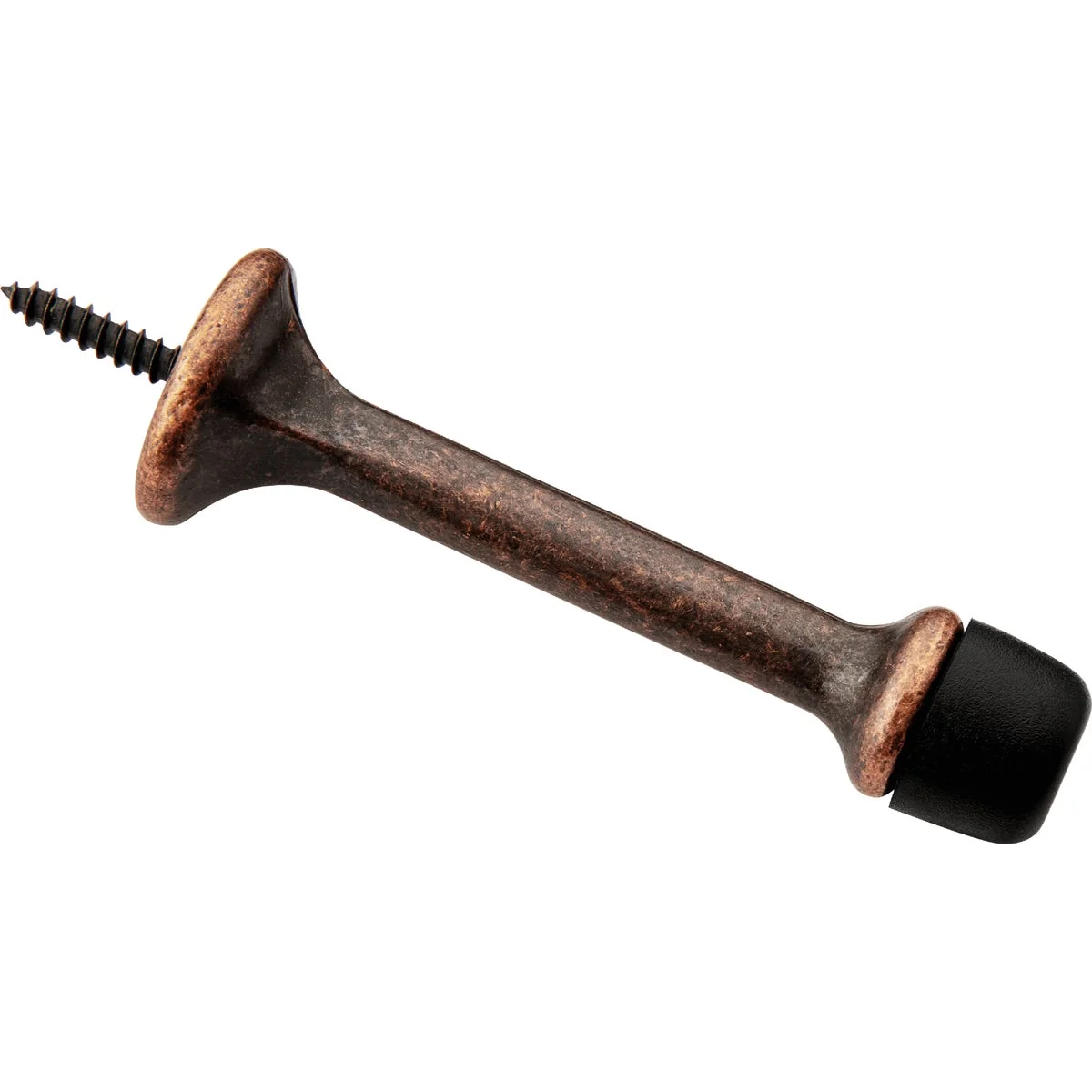 Powerful National V236 3 In. Antique Bronze Rigid Round Door Stop Original