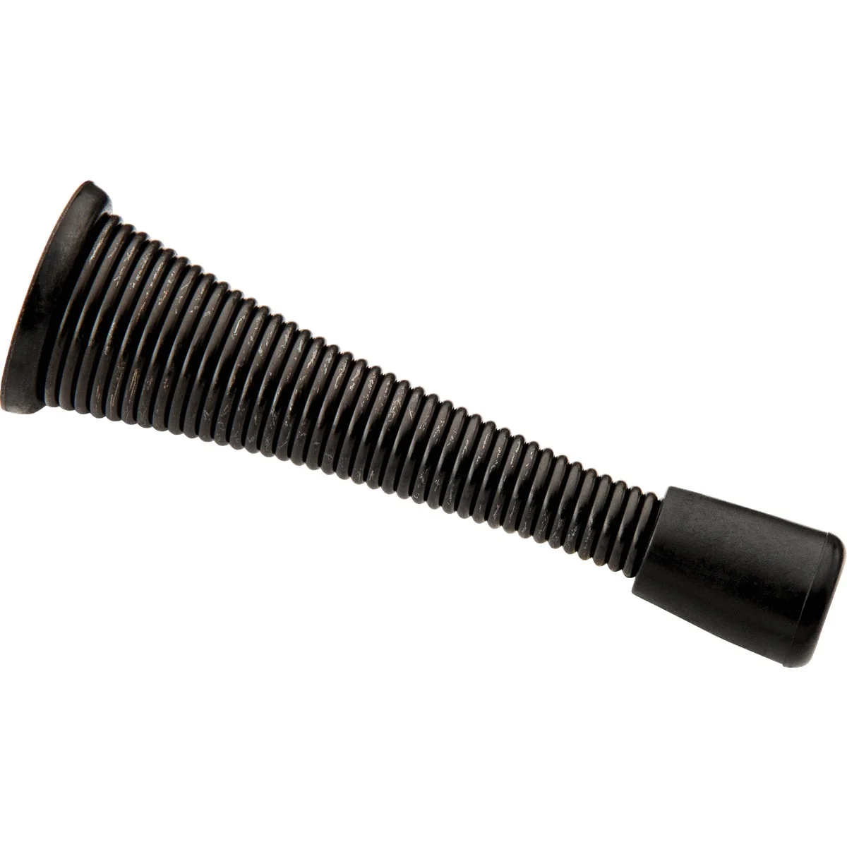 Optimized National V232 3 In. Matte Black Spring Door Stop User-Friendly