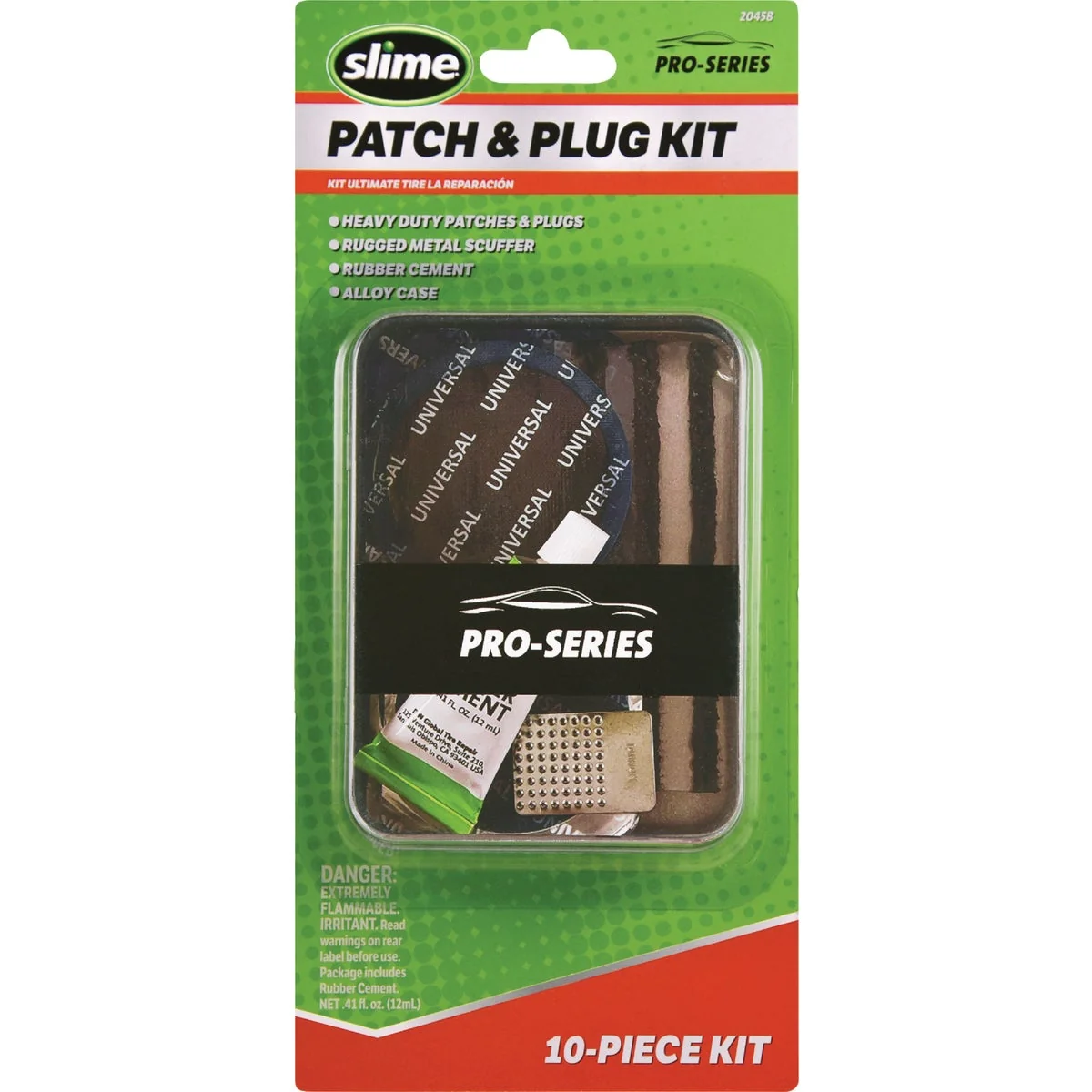 Smooth Slime Pro-Series Tire Patch Plug Kit 10 Pc. Responsible