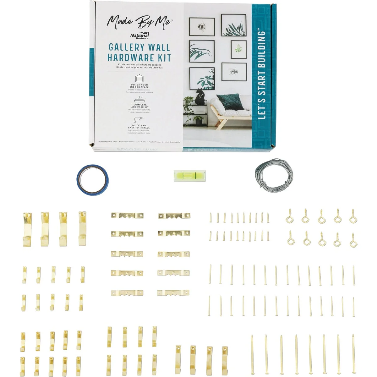 Elegant National Hardware's Made By Me Gallery Wall Hardware Kit Sophisticated