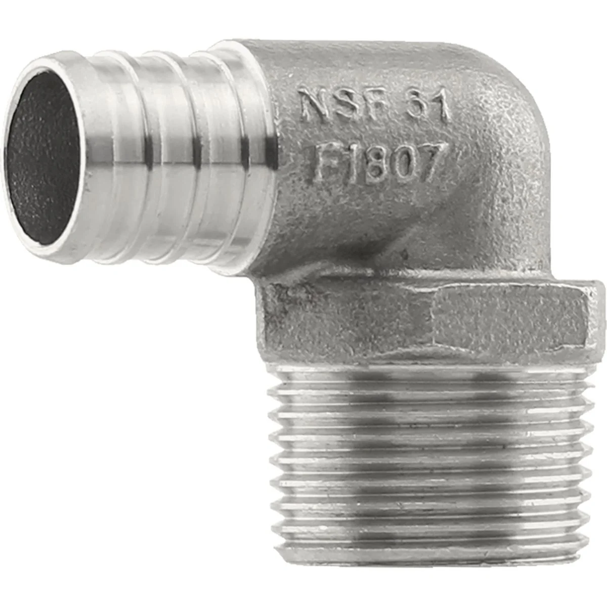 Excellent Plumbeeze 3 4 In. PEX x 3 4 In. Stainless Steel Drop MPT Elbow Premium Material