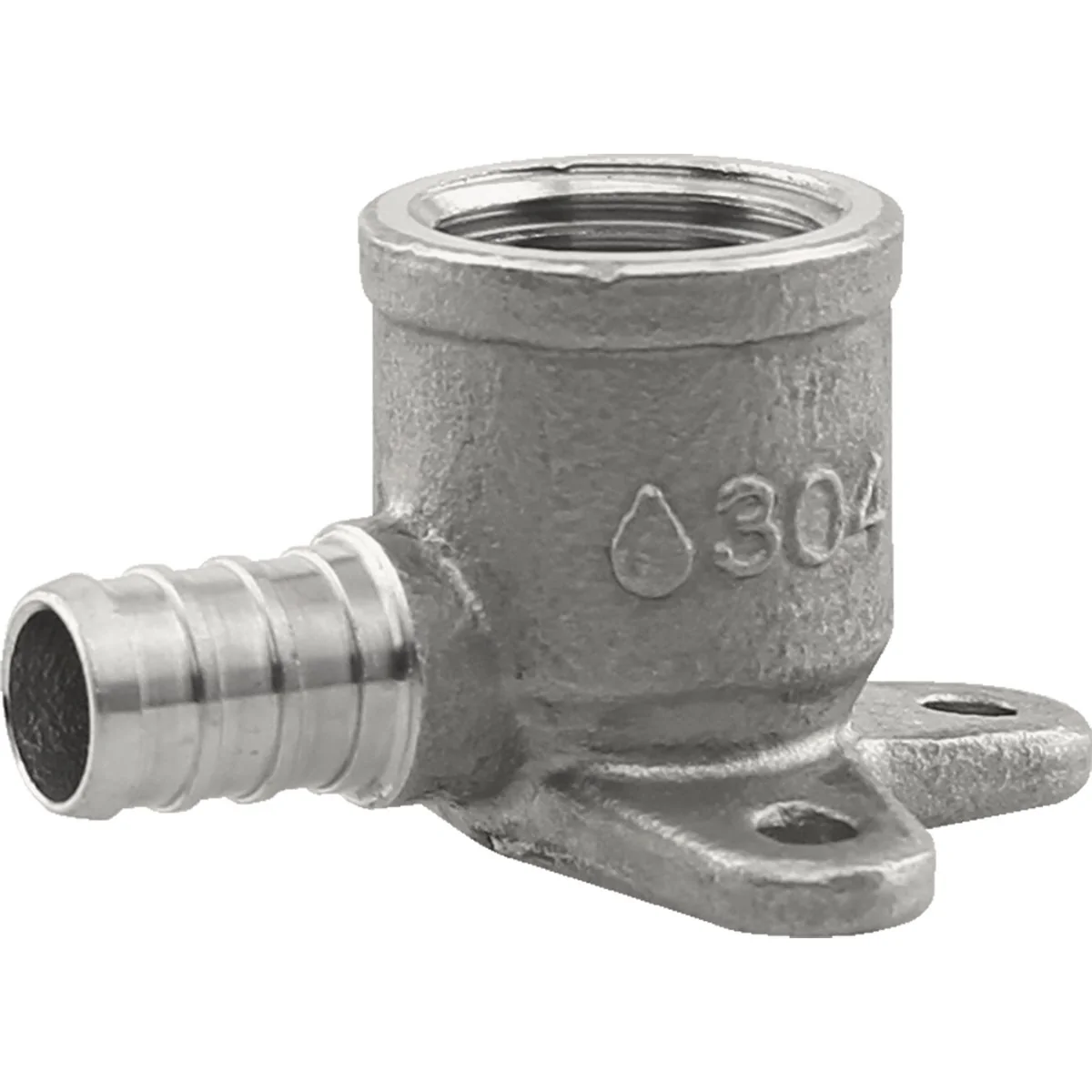 Proven Plumbeeze 1 2 In. PEX x 1 2 In. Stainless Steel Drop Ear Elbow Fashionable
