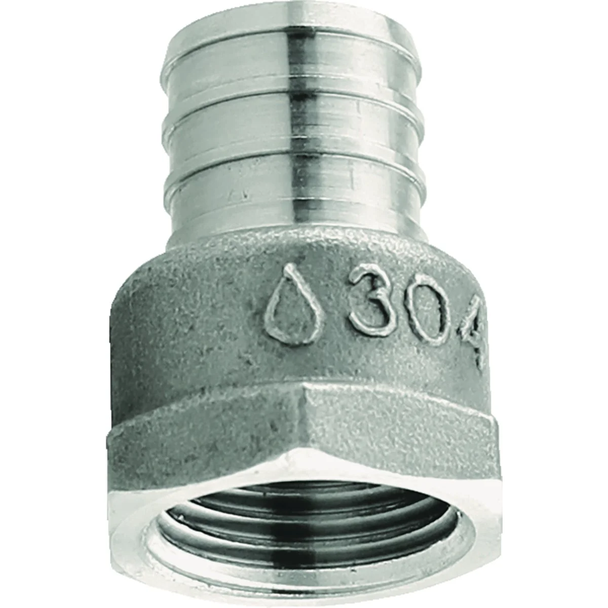 Enhanced Plumbeez 3 4 In. x 1 2 In. FPT Stainless Steel PEX Adapter Stylish