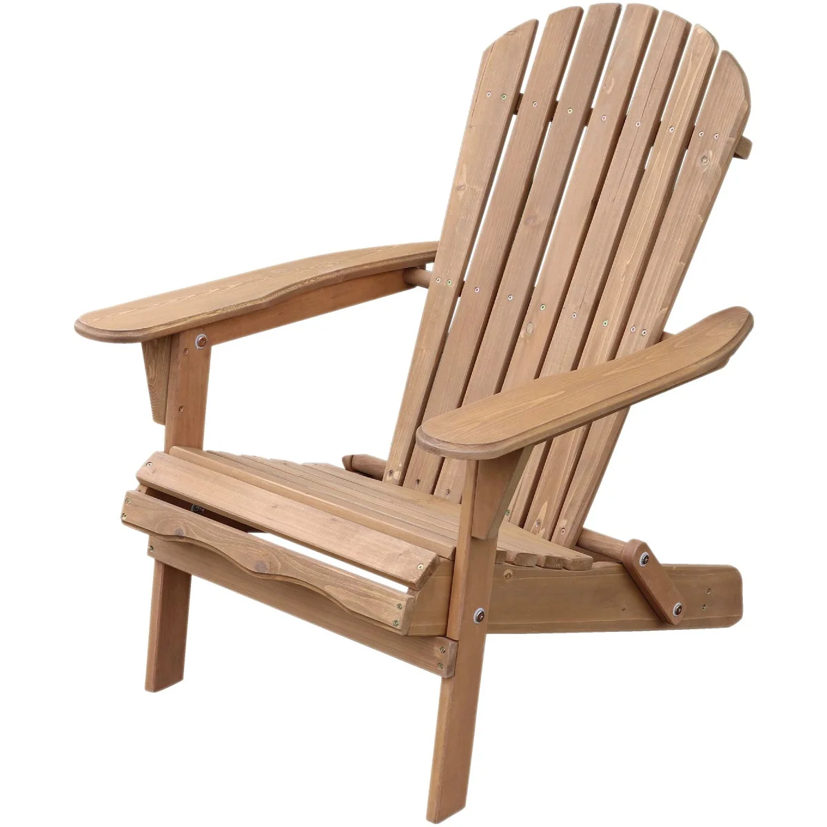 High-Performance Northbeam Natural Wood Folding Adirondack Chair Flexible
