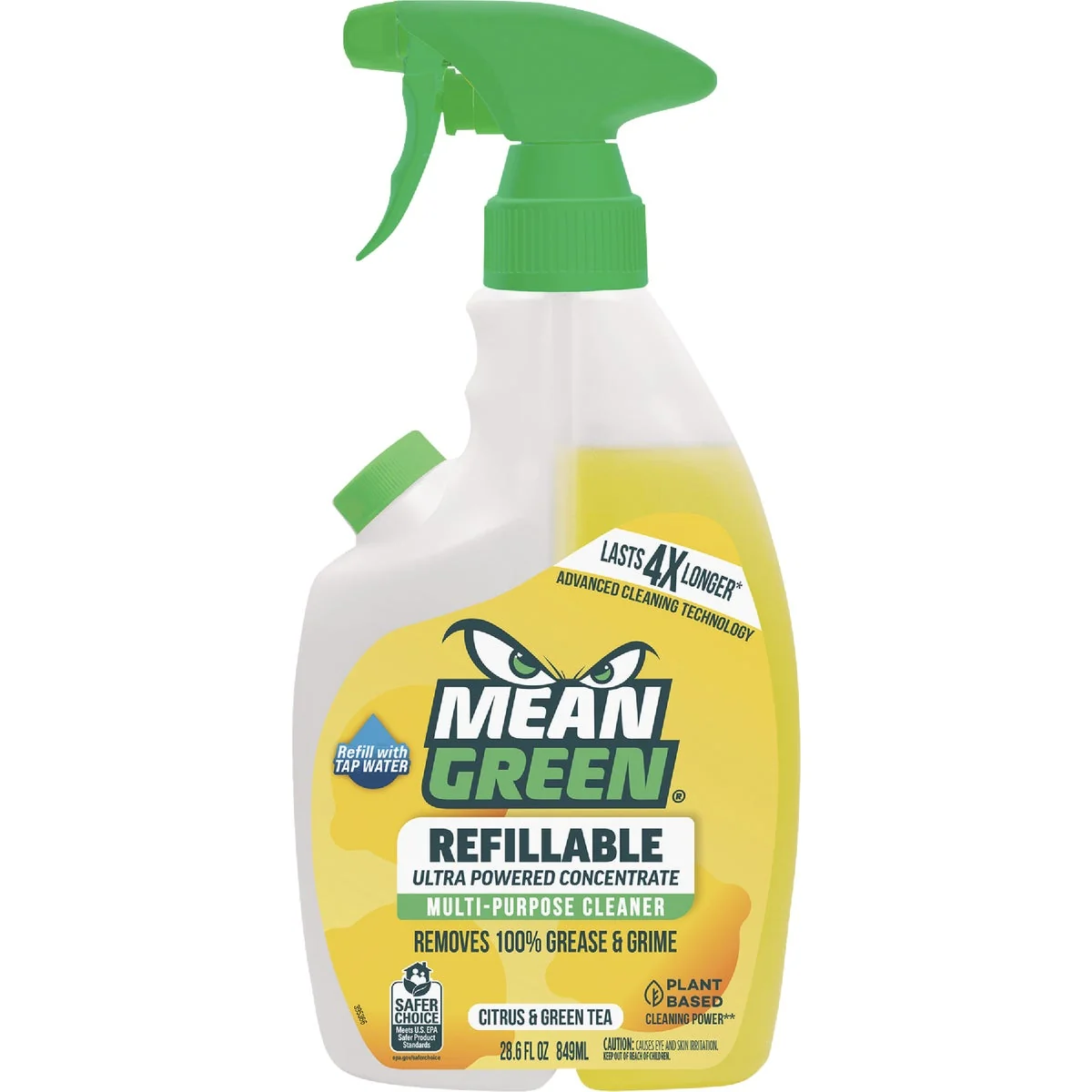 Official Mean Green 28 Oz. Citrus Green Tea Refillable Multi-Purpose Cleaner Solid