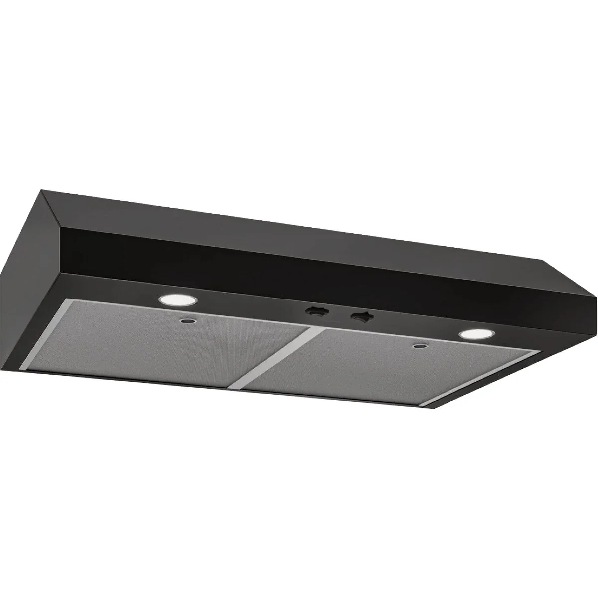 Effective Broan-NuTone Glacier 30 In. Black Under Cabinet Range Hood Traditional