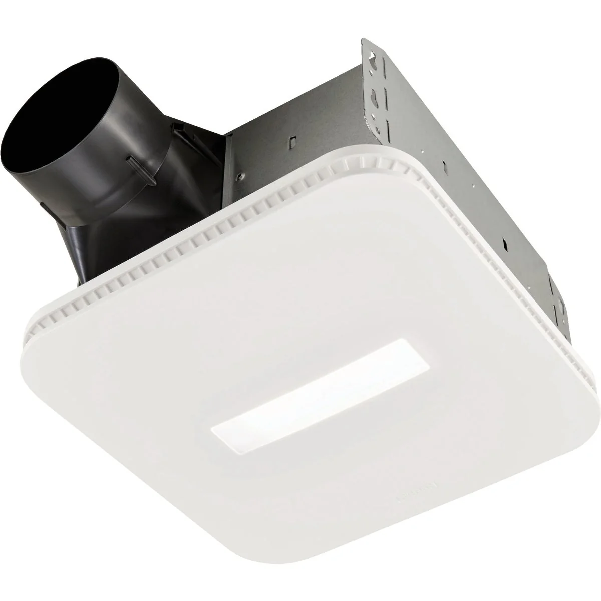Outstanding Broan-NuTone Roomside 110 CFM 1.0 Sone 120V Bath Exhaust Fan with CleanCover Grille LED Light Fine Crafted