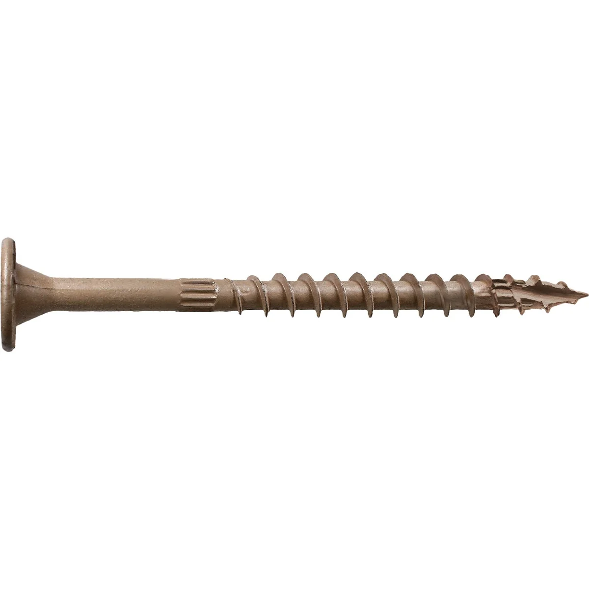 Powerful Simpson Strong-Tie Strong-Drive SDWS Timber Exterior Grade 0.220 In. x 4 In. T40 Screw Tan 600 Ct. Exceptional