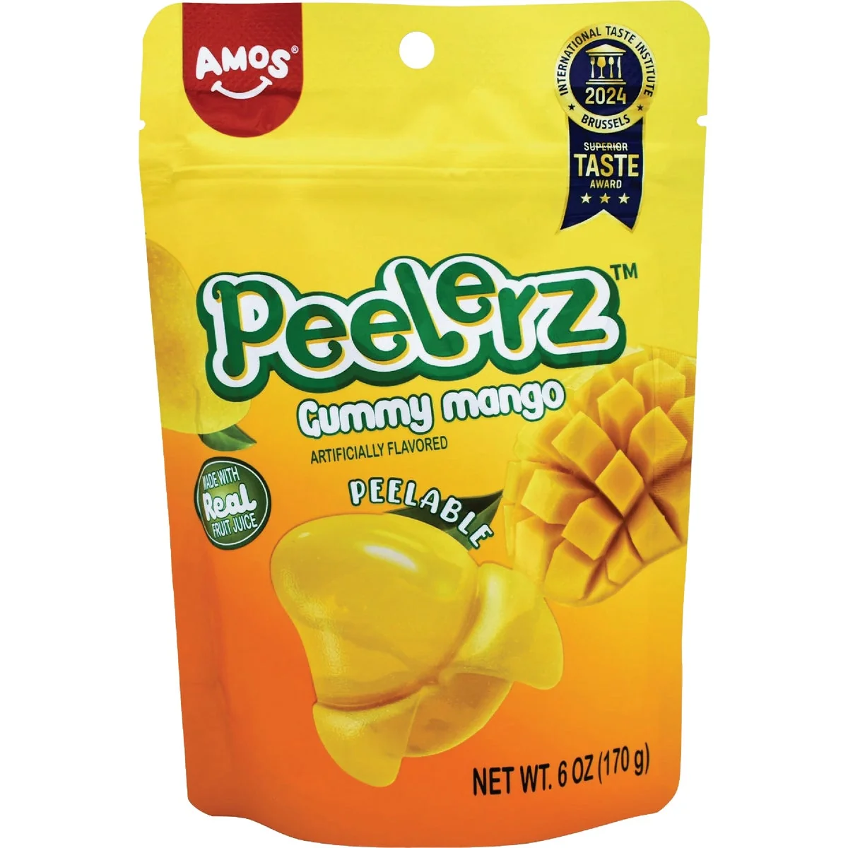 Carefully Designed Peelerz 6 Oz. Mango Gummy Recyclable
