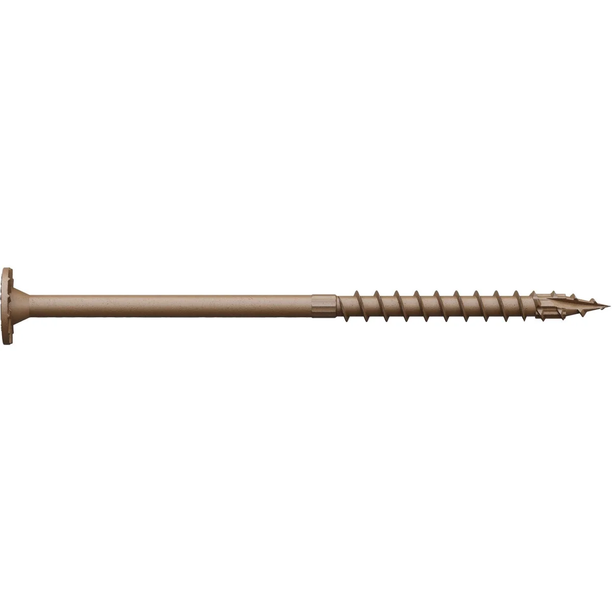 Environmentally Friendly Simpson Strong-Tie Strong-Drive SDWS Timber Exterior Grade 0.220 In. x 6 In. T40 Screw Tan 500 Ct. Powerful