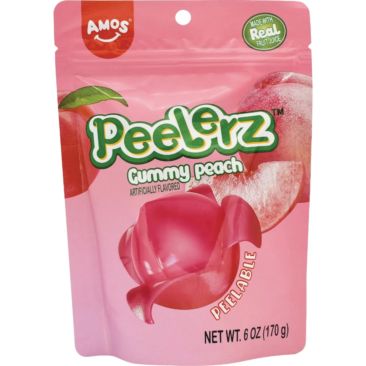 Verified Peelerz 6 Oz. Peach Gummy Smooth