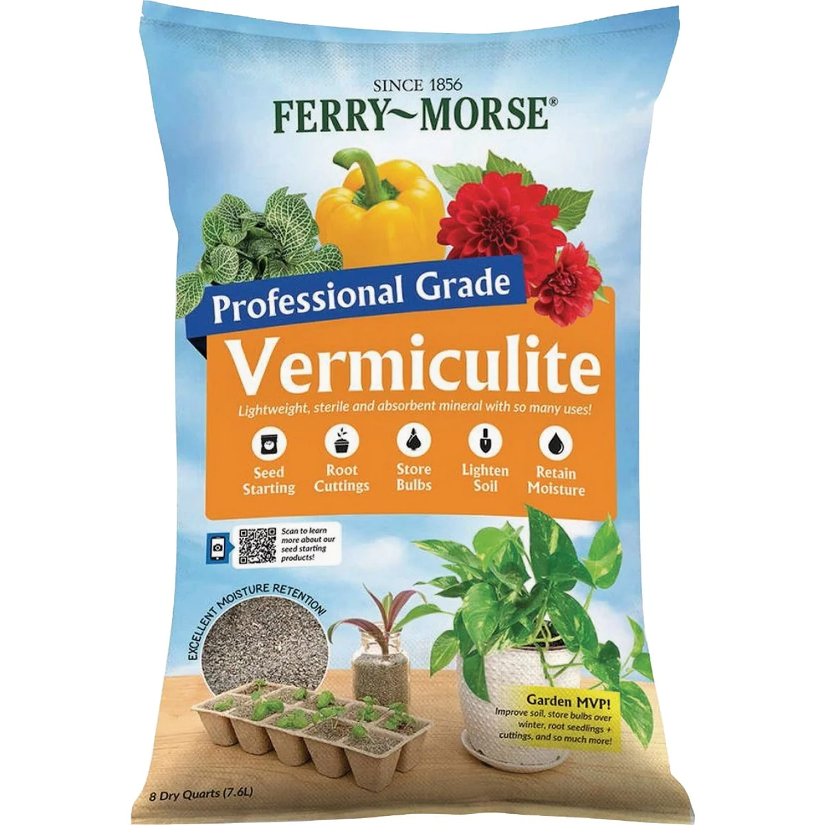 Optimized Ferry Morse 8 Qt. Professional Grade Vermiculite Genuine