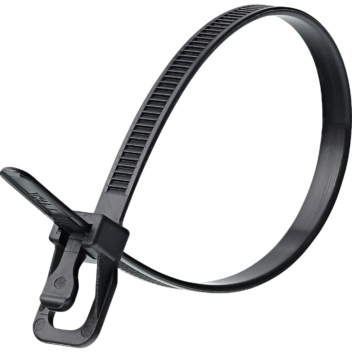 Classic RETYZ EveryTie 10 In. Black Releasable Tie 100-Pack Authentic