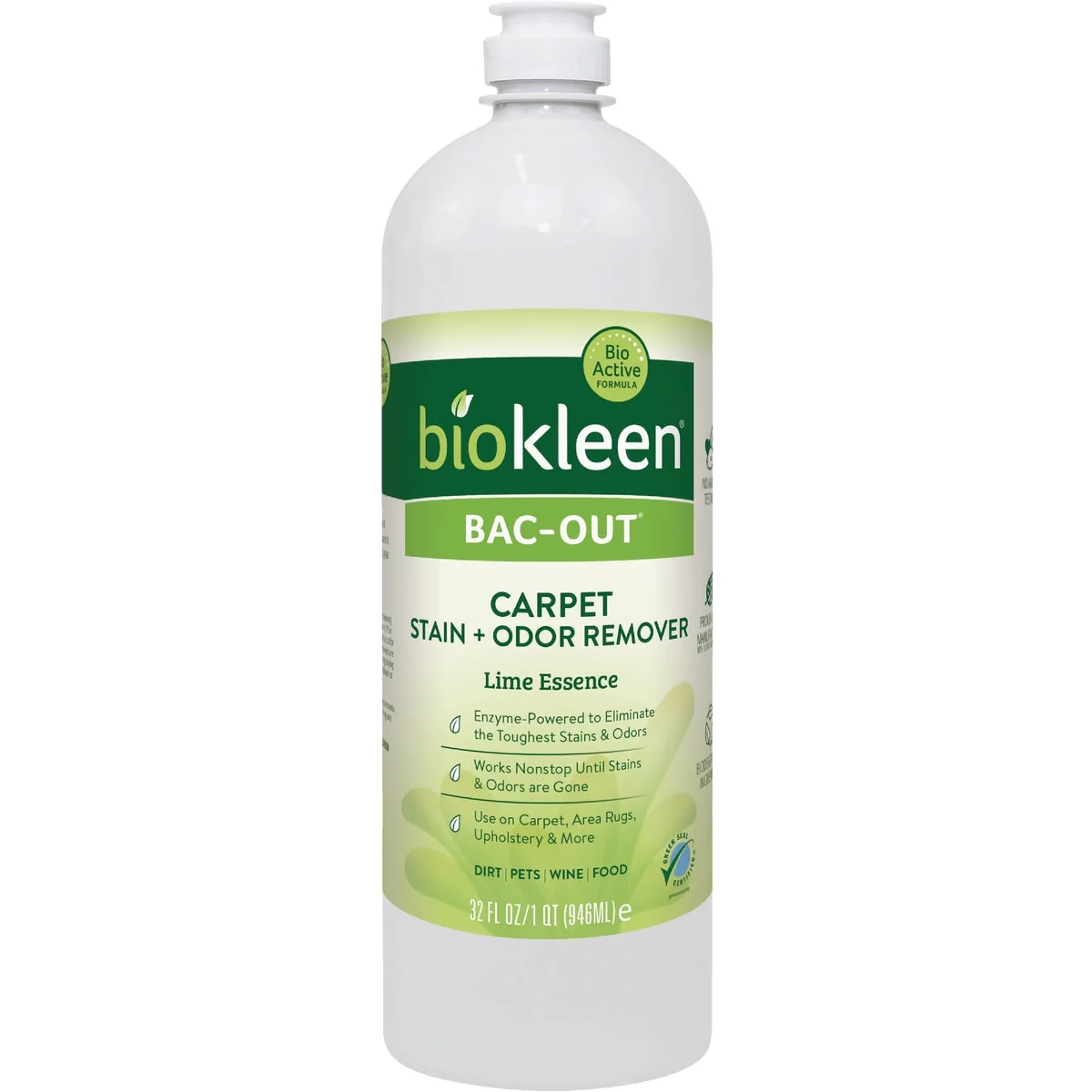 Fine Biokleen 32 Oz. Bac-Out Carpet Stain and Odor Remover Durable