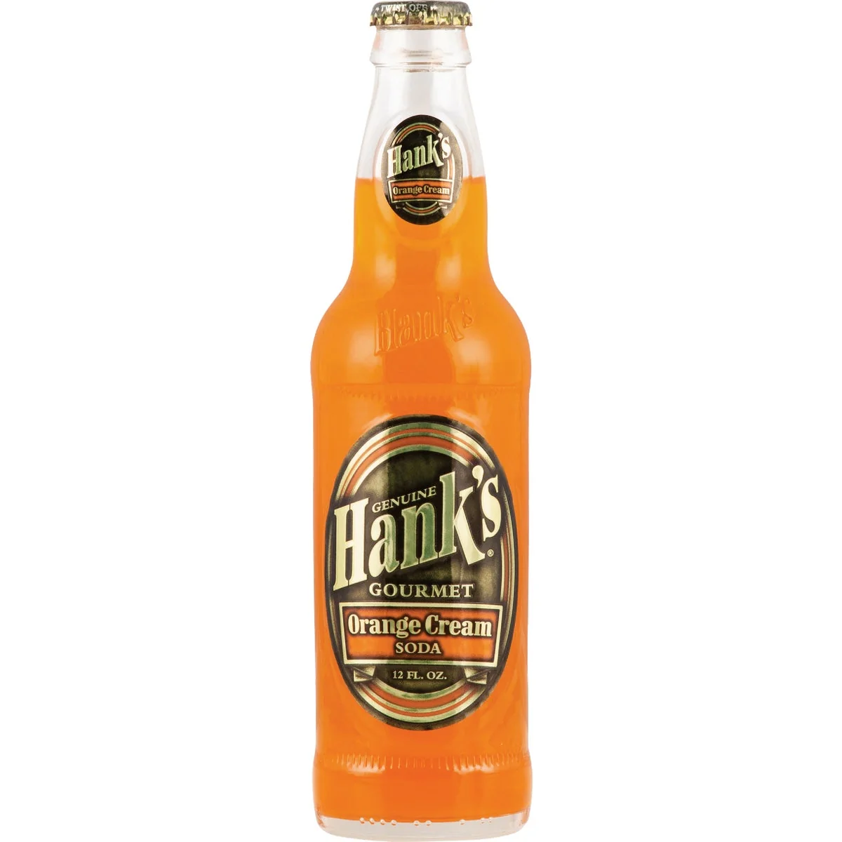 Exclusive Hank's 12 Oz. Premium Orange Cream Soda 4-Pack Classic