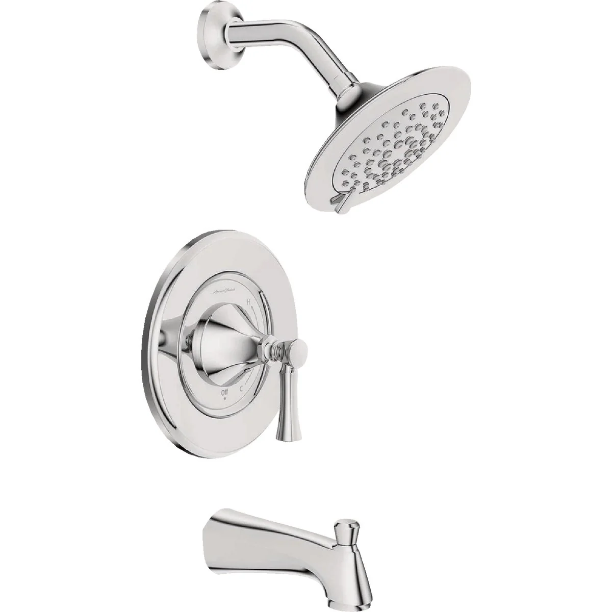 Durable American Standard Chancellor Chrome Single-Handle Lever Tub Shower Faucet Safe