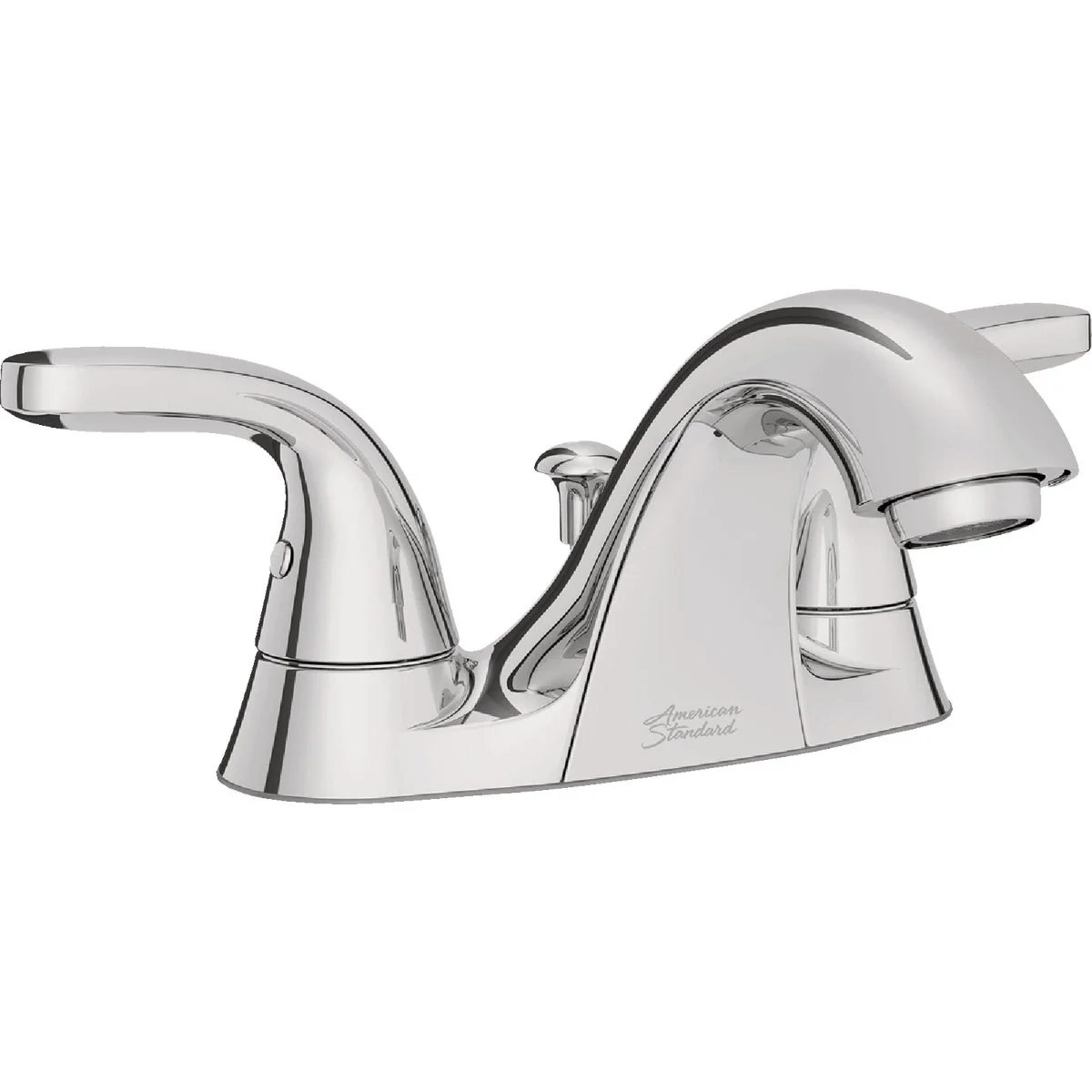 Reliable American Standard Cadet Chrome 2-Handle Lever 4 In. Centerset Bathroom Faucet with Pop-Up Artisan