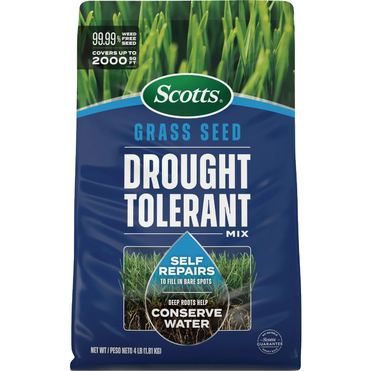 Effective Scotts 4 Lb. Drought Tolerant Grass Seed Mix Artisan